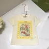 Tshirts 아기 디자이너 아이 Tshirts 여름 여자 소년 패션 티 어린이 어린이 캐주얼 탑 문자 인쇄 T 셔츠 럭셔리 브랜드 1707046