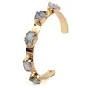 Strand RH Fashion Jewelry Bracelet à breloque Druzy 5 couleurs pour cadeau de festival de femmes