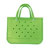 New Beach Basket Pried Hole Bag Wallets Designer Mulher Tote Eva Hands Hands Mulheres Moda Bolsas de ombro 230203