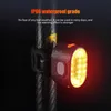 s Fahrrad Vorne Sicherheit Warnlampe MTB Rücklicht Set USB Lade Wasserdichte MTB Rücklicht Rennrad Nacht Radfahren Laterne 0202