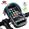 Panniers s WEST BIKING Waterproof Bike Mobile Phone Holder Stand 6.0 Inch iPhone Bicycle Motorcycle Handlebar Rearview Mount Bag Case 0201