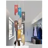 L￢mpadas pendentes Modern Creative Color Creative E27 L￢mpada LED Personalidade de alum￭nio pendurar luz Luz de cozinha de cozinha Luzes de entrega de entrega dhcnt