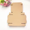 Present Wrap White Brown Kraft Paper Packing Boxes tomma kartong Handgjorda Craft Wedding Favor Wrapping Supplies 10x10x3cm