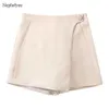 Women's Shorts 2021 Elegant Fashion Sexy Women Summer Stylish High Waist Casual Korean Style Girls A-Line Skirts SHT049 Y2302