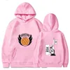 Sweats à capuche pour hommes Haikyuu pulls hommes hauts sweats Double face manches longues et hommes amples