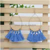 Dangle Chandelier Bohemian Fashion Jewelry Womens Vintage Hoop Tassels Earrings Drop Delivery DHEMT