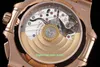 3K Factory Mens Watch Melhor Versão 40.5mm Nautilus 5980 / 1R-001 Relógios Cronógrafos 18k Rose Gold CAL.CH 28-520 C Movimento Mecânico Automático Relógios de Pulso Masculino