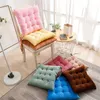 Pillow Korean Style Girl Heart Fashion Solid Color Dining Chair Simple Corduroy Home Decor Seat Pad Thickened Non-slip Mat