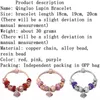 Strand Beaded Strands Charm Bracelet Female Rose Gold Pendant DIY Alloy Large Hole Bead Jewelry Wholesale Souvenir Gift Rodn22