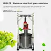 Hushållsmanual hydraulisk fruktpressare rostfritt stål honung druvspresser juicer