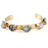 Strand RH Fashion Jewelry Bracelet à breloque Druzy 5 couleurs pour cadeau de festival de femmes