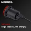 S Meroca Auto Start/Stop Brake Sensing USB قابلة لإعادة الشحن MTB للدراجة الخلفية الخلفية للدراجة المائية ملحقات الدراجة مصلحة ماء 0202