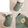 Dog Apparel Waffle Bear Vest Small Pet Clothes Breathable Thin Teddy And Medium-sized Spring Summer