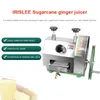 Hand Crank Sugarcane Ginger Juicer Machine Stainless Steel Cane Juice Squeezer Cane Crusher