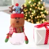 Decorações de Natal Candy Jar Garrane de armazenamento desenho animado Santa Snowman Suger Cookie Caixas Caixas Crianças Presentes Navidad Ano 2023