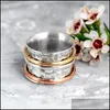 Anel solitário vintage boêmio pedra natural turquesa anéis de dedo para mulheres homens festa de casamento boho jóias acessórios presentes seu dhnyg