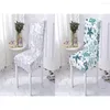 Camas de cadeira de cadeira cover de estilo geometria Cadeiras de cozinha para casa para cenas de cinco pontas Removável