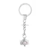 Porte-clés Saint Valentin Mode Cadeau Cage Chaîne Sier Médaillon Amour Souhait Perle Belle Dacing Dauphin Drop Livraison Bijoux DH86X