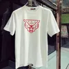 Roupas da moda ocidental Itália marca famosa sinal trilateral carta gráfica verão algodão puro gola xxxl rodada designer de luxo amante paa T-shirt tees tops