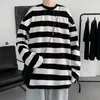 メンズTシャツprivathinker harajuku striped t sharts for men of men of ofsized tese man cuasual on cusaart tshirt woman loose pulloversトップ5xl 230203