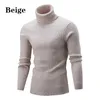 Suéteres masculinos Inverno Jacquard Men Turtleneck Color Sólida de Cor para Manga Longa Esporte Masculino Macho de Menina Filada Os Meninas Time22