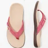 Terlik Yaz terliği kaymaz serin flip floplar rahat ortopedik sandalet plaj terlikleri erkek ve kadınlar için peep ayak ayakkabıları 230203