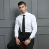 Men's Casual Shirts 4XL 5XL 6XL 7XL 8XL Large Size Business Long Sleeved Shirt White Blue Black Smart Male Social Dress For Plus 230202