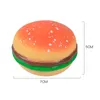 Simula￧￣o Hamburger Squishy Flour Ball Fiumget Toy Anti Stress Bolas de ventila￧￣o Funny Squeeze Toys Stress Relevice Decompression Toys Ansiedade Sientar