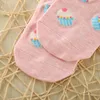 Femmes chaussettes 5 paires/lot coton ensemble mignon gâteau Kawaii printemps hiver court décontracté pour Gril Style coréen taille 34-40