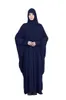 ملابس عرقية مكلوسي أزياء مسلم مجموعات صلاة ارتداء امرأة حجاب فستان كامل غطاء أبيا الطويل الإسلام جيلباب رمضان الإسلامي