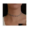 Beaded Necklaces Fashion Jewelry Turkish Symbol Evil Eye Necklace Blue Eyes Bracelet Drop Delivery Pendants Dh9Jq