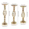 Candle Holders 1pc Wedding Candlestick Sign In Main Table Window Decoration Guide Fried Dough Twist Decor Supplies