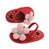 First Walkers 2023 Cute Sun Flower Baby Shoes Knitted Born Infant Spring Autumn Soft Sole Non Slip Toddler Girl