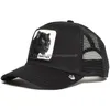 Tapas de pelota Forma animal Capilla de béisbol Baseball Fashion Hat Men Breathable Women Summer Mesh Drop entrega Accesorios Hats Sc Dhkie