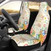 Bilsäte Cover Citat Universal Cover Auto Interior Autoyouth Watercolor Flowers Letters Polyester Styling