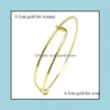 Bracelet vente bracelet de fil extensible de ton or Sier pour perles ou bracelets de charme 100 pièces/lot vente en gros bijoux de livraison directe Otj8T