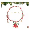 Link łańcuch świąteczny bransoletka biżuteria Diy Colorf Santa Claus Bell Tree Charm Bracelets Drop dostawa OT1EG