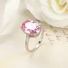 Solitaire Ring 2022 New Arrival European Zircon Zircon Crystal Women Wedding Fashion Party Sterling S925 Silver Color Jewelry Y2302