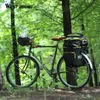 WEST BIKING 75L alforjas de bicicleta de gran capacidad 3 en 1 bolsas mochila de ciclismo bolso de doble cara impermeable MTB Bike Trunk Bag 0201