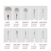 Outils de maquillage ZOREYA Silver 1014pcs Brushes Set Cosmetics Eye Shadow Brush Blending Blush Lip Powder Highlighter Make up 230203