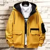 Mens Jackets Prowow Spring Autumn Zipper Casual Hooded Jakcet Fashion Patchwork Windbreaker Men Coat Clothing 230203