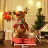 Julekorationer Candy Jar Storage Bottle Cartoon Elk Bag Cookie Can Boxes Child Kids Gifts Navidad År 2023 Dekor