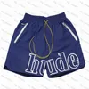 3A Designer mannen RH limited rhude shorts zomer zwemmen korte knie lengte hip hop high street sport training strand broek heren elastische taille