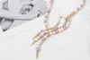 Chains European And American Designers Create Fashion Trend Casual Metal Pearl Necklaces