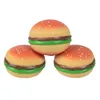 Simulering Hamburger Squishy Flour Ball Fidget Toy Anti Stress Venting Balls Funny Squeeze Toys Stress Relief Decompression Toys Axiety Reliever