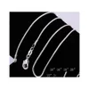 Pendant Necklaces Chains Sier 925 Women Men Rope Wholesale High Quality Jewelry Sterling Plated Drop Delivery Pendants Dhqeu