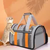 Transportines para gatos, suministros para mascotas, bolsa de senderismo al aire libre, bandolera portátil para cachorros, tela Oxford de viaje, bolso plegable transpirable para perros