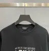 New Balencaigaity Designer New AOP Jacquard Letter Sweater tricoté en automne / hiver 2022ACQUARD Machine de tricot E Custom Jnlarged de Hoyp