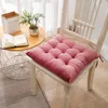 Pillow Korean Style Girl Heart Fashion Solid Color Dining Chair Simple Corduroy Home Decor Seat Pad Thickened Non-slip Mat