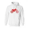 Men's Hoodies Fashion Men DIRT BIKE MOTORCYCLE Moto Cross Tribal Hooded Warm Sweatshirts Inside Male Thick Tracksuit Jacket